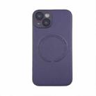 For iPhone 13 MagSafe Leather All-inclusive TPU Shockproof Phone Case(Purple) - 1