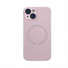 For iPhone 14 Pro MagSafe Leather All-inclusive TPU Shockproof Phone Case(Pink) - 1