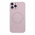 For iPhone 14 Pro Max MagSafe Leather All-inclusive TPU Shockproof Phone Case(Pink) - 1