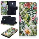 3D Colored Drawing Pattern Horizontal Flip Leather Case for Nokia 2.1, with Holder & Card Slots & Wallet(Banana Leaf) - 1