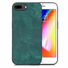 For iPhone 7 Plus / 8 Plus Vintage Leather PC Back Cover Phone Case(Green) - 1