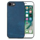 For iPhone 6 / 6s Vintage Leather PC Back Cover Phone Case(Blue) - 1