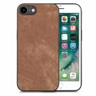 For iPhone 6 / 6s Vintage Leather PC Back Cover Phone Case(Brown) - 1