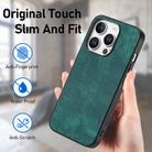 For iPhone 16 Pro Vintage Leather PC Back Cover Phone Case(Green) - 3