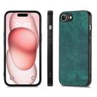 For iPhone 16e Vintage Leather PC Back Cover Phone Case(Green) - 2