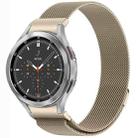 For Samsung Galaxy Watch4 / 4 Classic 46mm Button Style Milan Magnetic Metal Watch Band(Starlight Color) - 1