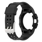 For Samsung Galaxy Watch6 44mm TPU Integrated Silicone Watch Band(Black) - 3