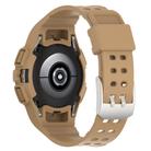 For Samsung Galaxy Watch6 44mm TPU Integrated Silicone Watch Band(Brown) - 2