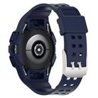 For Samsung Galaxy Watch6 44mm TPU Integrated Silicone Watch Band(Blue) - 2