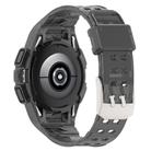 For Samsung Galaxy Watch6 40mm TPU Integrated Silicone Watch Band(Transparent Black) - 2