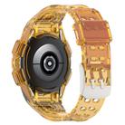 For Samsung Galaxy Watch6 40mm TPU Integrated Silicone Watch Band(Orange) - 2