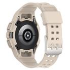 For Samsung Galaxy Watch6 40mm TPU Integrated Silicone Watch Band(Ivory White) - 2