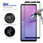 For Sony Xperia 10 V 10pcs ENKAY Full Glue High Aluminum-silicon Tempered Glass Film - 3