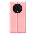 For OPPO A3 Pro 5G Retro-skin Magnetic Suction Leather Phone Case(Pink) - 3