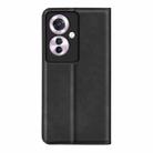 For OPPO Reno11 F 5G Retro-skin Magnetic Suction Leather Phone Case(Black) - 3