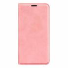 For OPPO A3 Pro Global Retro-skin Magnetic Suction Leather Phone Case(Pink) - 2