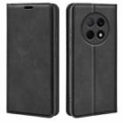 For OPPO F29 Pro 5G Retro-skin Magnetic Suction Leather Phone Case(Black) - 1