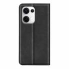 For OPPO Reno13 Pro 5G Retro-skin Magnetic Suction Leather Phone Case(Black) - 3