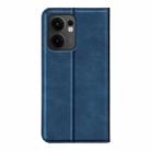 For OPPO Reno13 F Retro-skin Magnetic Suction Leather Phone Case(Dark Blue) - 3