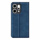 For OPPO Reno14 Pro 5G Global Retro-skin Magnetic Suction Leather Phone Case(Dark Blue) - 3