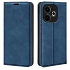 For OPPO A5 Pro Global 5G Retro-skin Magnetic Suction Leather Phone Case(Dark Blue) - 1