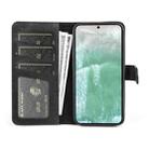 For OPPO Reno11 F 5G Stitching Horizontal Flip Leather Phone Case(Black) - 3