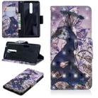 3D Colored Drawing Pattern Horizontal Flip Leather Case for Nokia 5.1, with Holder & Card Slots & Wallet(Peacock) - 1