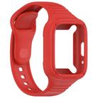 For Redmi Watch 3 Active Integrated Fully Enclosed Silicone Watch Band(Red) - 2
