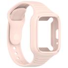 For Redmi Watch 3 Active Integrated Fully Enclosed Silicone Watch Band(Pink) - 2