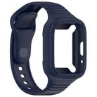 For Redmi Watch 3 Active Integrated Fully Enclosed Silicone Watch Band(Ink Blue) - 2