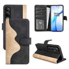 For OnePlus Ace 3V Stitching Horizontal Flip Leather Phone Case(Black) - 1