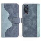 For OnePlus Nord CE4 Lite 5G Stitching Horizontal Flip Leather Phone Case(Blue) - 2