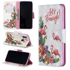 3D Colored Drawing Pattern Horizontal Flip Leather Case for Xiaomi Redmi 7, with Holder & Card Slots & Wallet(English Flamingo) - 1