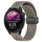 For Garmin Forerunner 255 22mm Folding Magnetic Clasp Silicone Watch Band(Space Ash) - 1