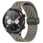 For Honor Watch Dream 22mm Folding Magnetic Clasp Silicone Watch Band(Space Ash) - 1