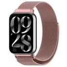 For Xiaomi Mi Band 8 Pro Milan Magnetic Steel Mesh Watch Band(Pink) - 1