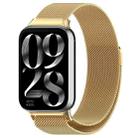For Xiaomi Mi Band 8 Pro Milan Magnetic Steel Mesh Watch Band(Gold) - 1