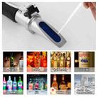 RZ116 Refractometer Alcohol Portable Automatic Digital Refractometer 0-80 Glycol Handheld Atc Brix Refractometer Beer Box - 1