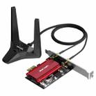 WAVLINK WN675X3-PCIE Tri-band 5400Mbps WiFi 6E PCIe Wireless Adapter BT 5.3 Network Card - 1