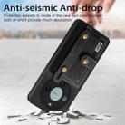 For Huawei Mate 60 Pro Retro Cross Wristband Wallet Leather Back Phone Case(Black) - 2