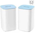 WAVLINK WN551K2 2pcs AC3000 WiFi Wireless Repeater Built-in Antenna Tri-Band Mesh Wireless Router, Plug:EU Plug - 1