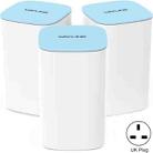 WAVLINK WN551K3 3pcs AC3000 WiFi Wireless Repeater Built-in Antenna Tri-Band Mesh Wireless Router, Plug:UK Plug - 1