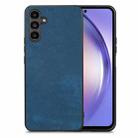 For Samsung Galaxy A54 5G Vintage Leather PC Back Cover Phone Case(Blue) - 1