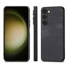For Samsung Galaxy S25 5G Vintage Leather PC Back Cover Phone Case(Black) - 2