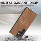 For Samsung Galaxy S25 Ultra 5G Vintage Leather PC Back Cover Phone Case(Brown) - 3