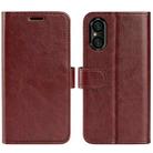 For Sony Xperia 5 V R64 Texture Horizontal Flip Leather Phone Case(Brown) - 1