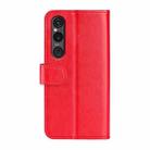 For Sony Xperia 1 VI R64 Texture Horizontal Flip Leather Phone Case(Red) - 3
