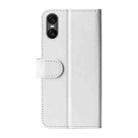 For Sony Xperia 10 VI R64 Texture Horizontal Flip Leather Phone Case(White) - 3