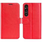 For Sony Xperia 1 VII R64 Texture Horizontal Flip Leather Phone Case(Red) - 1