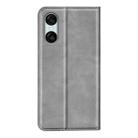 For Sony Xperia 10 VI Retro-skin Magnetic Suction Leather Phone Case(Grey) - 3